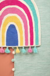 Orsina Kids Rectangular Rug in Green - Size: 100 cm diameter - thumbnail 3