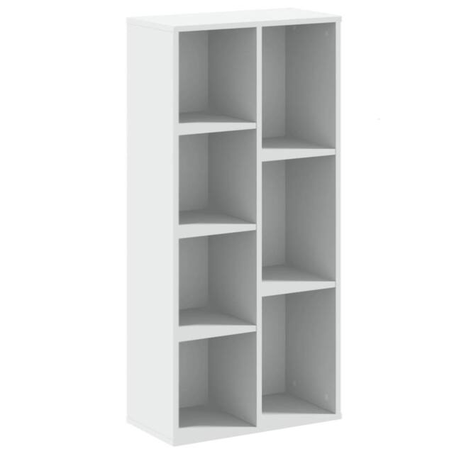 Berkfield Home Bookcase White 50x25x105 cm Engineered Wood - Size: 50 x 25 x 105 cm - image 1