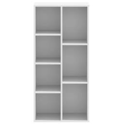 Berkfield Home Bookcase White 50x25x105 cm Engineered Wood - Size: 50 x 25 x 105 cm - thumbnail 4