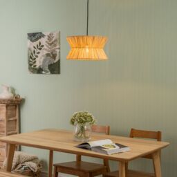 ValueLights Maddie Natural Paper Rope Ceiling Floor Lamp Light Shade - thumbnail 1