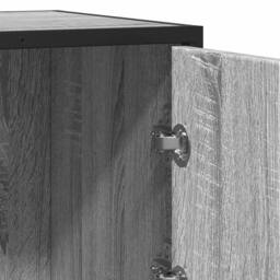 Berkfield Home Sideboard Grey Sonoma 68x35x76 cm Engineered Wood - Size: 68 x 35 x 76 cm - thumbnail 8