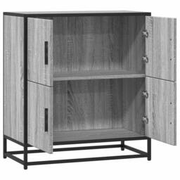 Berkfield Home Sideboard Grey Sonoma 68x35x76 cm Engineered Wood - Size: 68 x 35 x 76 cm - thumbnail 7