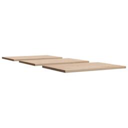 Berkfield Home Table Tops 3 pcs 80x53x1.7 cm Rectangular Solid Wood Pine in Light Tan - thumbnail 5