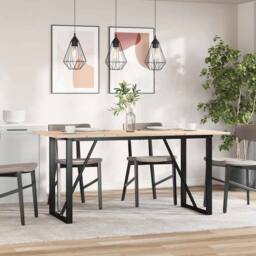 Berkfield Home Table Tops 3 pcs 80x53x1.7 cm Rectangular Solid Wood Pine in Light Tan - thumbnail 4