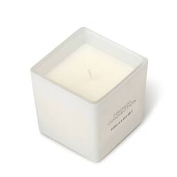 French Connection Vanilla & Sea Salt White Glass Candle 190g - Single Wick Scented - thumbnail 4
