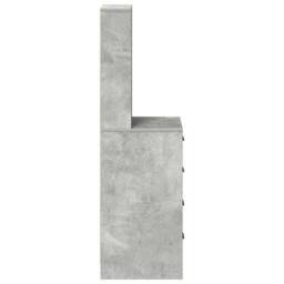 Berkfield Home Highboard Concrete Grey 40x41x135 cm Engineered Wood - Size: 40 x 41 x 135 cm - thumbnail 4