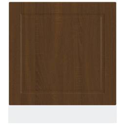 Berkfield Home Dishwasher Panel Porto Brown Oak 60x1.5x67 cm Engineered Wood - thumbnail 4