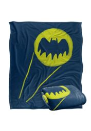 DC Comics Batman The Bat Signal Blanket 152 x 127 cm in White - thumbnail 2