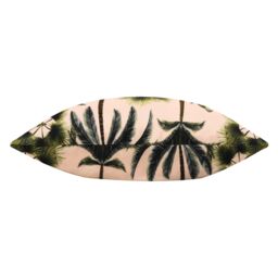 Evans Lichfield Palms Tropical Water & UV Resistant Outdoor Cushion in Pink - thumbnail 3