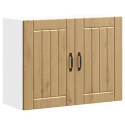 Berkfield Home Kitchen Wall Cabinet Lucca Artisan Oak Engineered Wood in Brown - thumbnail 2