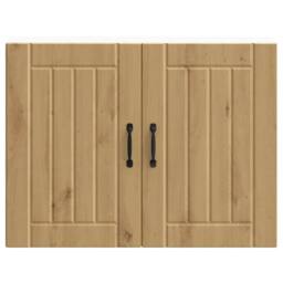Berkfield Home Kitchen Wall Cabinet Lucca Artisan Oak Engineered Wood in Brown - thumbnail 4