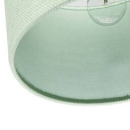 Happy Homewares Designer Bobbled & Textured Linen Lamp Shade in Emerald Mint Green - Size: 12 inches - thumbnail 5