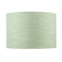 Happy Homewares Designer Bobbled & Textured Linen Lamp Shade in Emerald Mint Green - Size: 12 inches - thumbnail 4