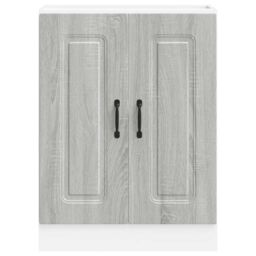 Berkfield Home Sink Base Cabinet Kalmar Grey Sonoma 60x46x81.5 cm Engineered Wood - thumbnail 4