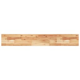 Berkfield Home Floating Shelf 140x20x2 cm Oil Finished Solid Wood Acacia in Brown - Size: 140 x 20 x 2 cm - thumbnail 2