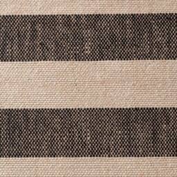 THE RUGS Handloom Jute Rug Playa Natural White Black Living Room Rug Striped - Size: 200 cm x 300 cm - thumbnail 7