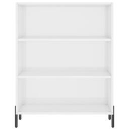 Berkfield Home Shelf Cabinet High Gloss White 69.5x32.5x90 cm Engineered Wood - thumbnail 4