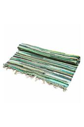 KDMD Premium Natural Green Rag Rug 150x90cm for Living & Bedroom - Size: Medium - thumbnail 1