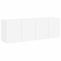 Berkfield Home TV Cabinets Wall-mounted 2 pcs White 60x30x41 cm - Size: 60 x 30 x 41 cm - thumbnail 1