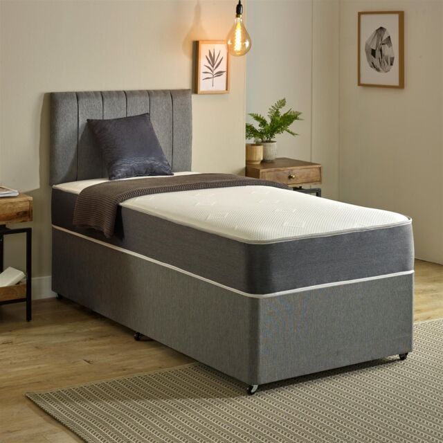 Starlight Beds Linear Cool Touch Hybrid Mattress 20cm Deep Soft Firmness in White - Size: Small Double - image 1