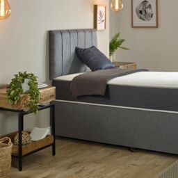 Starlight Beds Linear Cool Touch Hybrid Mattress 20cm Deep Soft Firmness in White - Size: Small Double - thumbnail 2