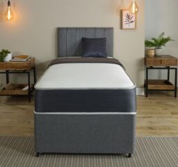 Starlight Beds Linear Cool Touch Hybrid Mattress 20cm Deep Soft Firmness in White - Size: Small Double - thumbnail 3