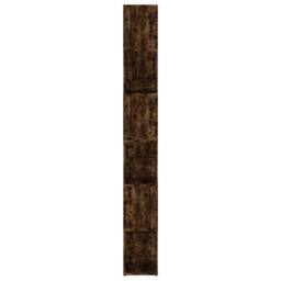 Berkfield Home Classic Book Cabinet/Room Divider Smoked Oak 100x24x188 cm in Brown - Size: 100 x 24 x 188 cm - thumbnail 6