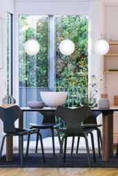 Eglo Rondo Glass & Metal Pendant Light in White - thumbnail 3