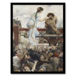 Artery8 Luc Olivier Merson A Tear For a Drop of Water Framed Wall Art Print - Size: A4 - thumbnail 1