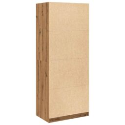 Berkfield Home Wardrobe Artisian Oak 80x50x200 cm Engineered Wood in Brown - Size: 80 x 50 x 200 cm - thumbnail 7