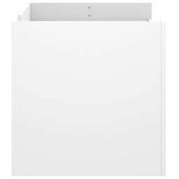 Berkfield Home Coffee Table White 100x50x50 cm Engineered Wood - Size: 100 x 50 x 50 cm - thumbnail 5