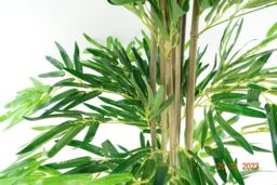 Leaf Artificial Bamboo Plants Trees Wood Trunk 180cm 6ft Realistic Natural Botanik in Green - thumbnail 2