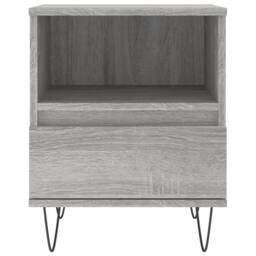 Berkfield Home Bedside Cabinets 2 pcs Grey Sonoma 40x35x50 cm Engineered Wood - Size: 40 x 35 x 50 cm - thumbnail 7
