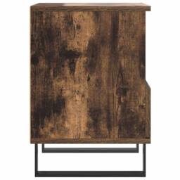 Berkfield Home Modern Bedside Cabinets 2 pcs Smoked Oak 40x35x50 cm Engineered Wood in Brown - Size: 40 x 35 x 50 cm - thumbnail 7