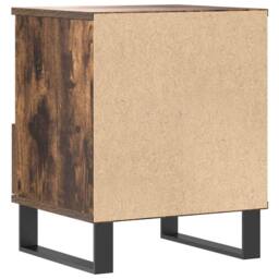 Berkfield Home Modern Bedside Cabinets 2 pcs Smoked Oak 40x35x50 cm Engineered Wood in Brown - Size: 40 x 35 x 50 cm - thumbnail 8