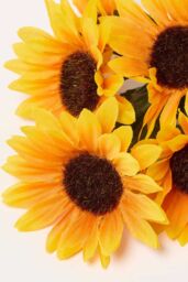 Homescapes Handmade Sunflower Artificial Bouquet in Yellow - thumbnail 6