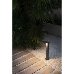 Netlighting Lotus Outdoor LED Dark Grey Bollard Lamp 18W 3000K IP65 - thumbnail 2