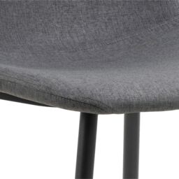 Furniture To Go Celia Dining Chair in Light Grey Set of 4 in Dark Grey - thumbnail 9
