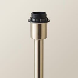 ValueLights Charlie Modern Stem Brushed Chrome Floor Lamp Base in Metallic Silver - thumbnail 3