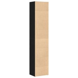 Berkfield Home Book Cabinet Black Oak 40x30x189 cm Engineered Wood - Size: 40 x 30 x 189 cm - thumbnail 7