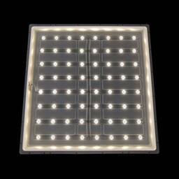 ENER-J Pack of 3 595x595 LED Backlit with UGR19 100 Lm W No Flicker CE driver in White - thumbnail 2