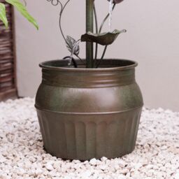 Primrose Enchanted Zinc Bird Box Cascading Water Feature 130cm in Grey - thumbnail 9