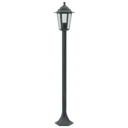 Berkfield Home Garden Post Lights 6 pcs E27 110 cm Aluminium Dark Green - thumbnail 3