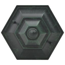 Berkfield Home Garden Post Lights 6 pcs E27 110 cm Aluminium Dark Green - thumbnail 5