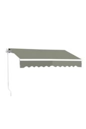 "Living and Home Window & Door Awning Canopy - UV & Weather Resistant 98""x79"" High-Quality Polyester Fabric w/ Aluminium Brackets for Porch, Patio" - thumbnail 8