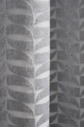 Curtina 'Kendal' Textured Weave Pair of Eyelet Curtains in Silver - Size: 168 cm width x 137 cm drop - thumbnail 3