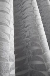 Curtina 'Kendal' Textured Weave Pair of Eyelet Curtains in Silver - Size: 168 cm width x 137 cm drop - thumbnail 4