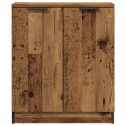 Berkfield Home Sideboard Old Wood 60x30x70 cm Engineered Wood in Brown - Size: 60 x 30 x 70 cm - thumbnail 4