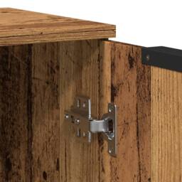 Berkfield Home Sideboard Old Wood 60x30x70 cm Engineered Wood in Brown - Size: 60 x 30 x 70 cm - thumbnail 8