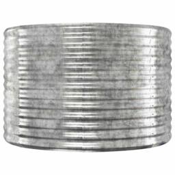 Berkfield Home Garden Raised Bed Powder-coated Steel 100x100x68 cm Silver - Size: 100 x 100 x 68 cm - thumbnail 1